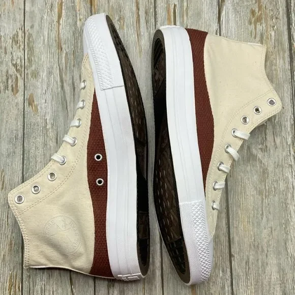 Converse Chuck Taylor All Star Craft Mix Retro Hightop Sneaker Shoes Size 12 - Picture 6 of 13